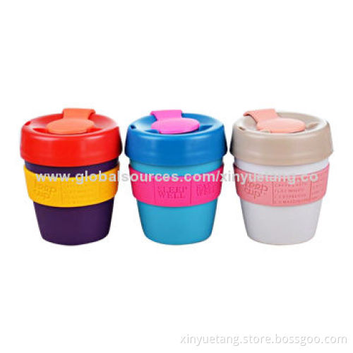 16oz Promotional Plastic Coffee Cups, Sized 8.5x13cm, 90g WeightNew